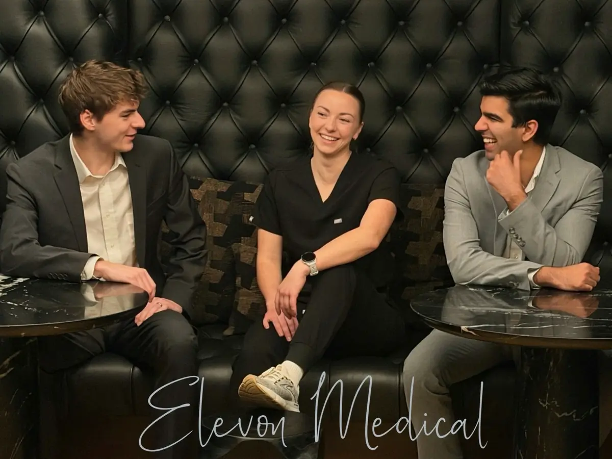 Elevon Medical founding team by Daiyan Creative